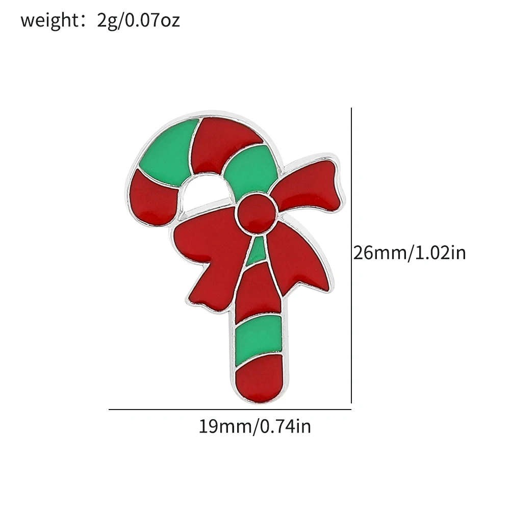 Cartoon Christmas Enamel Lapel Pin Santa Claus Christmas Tree Bell Metal Badge for Backpack Women Clothes Brooches Jewelry Gifts