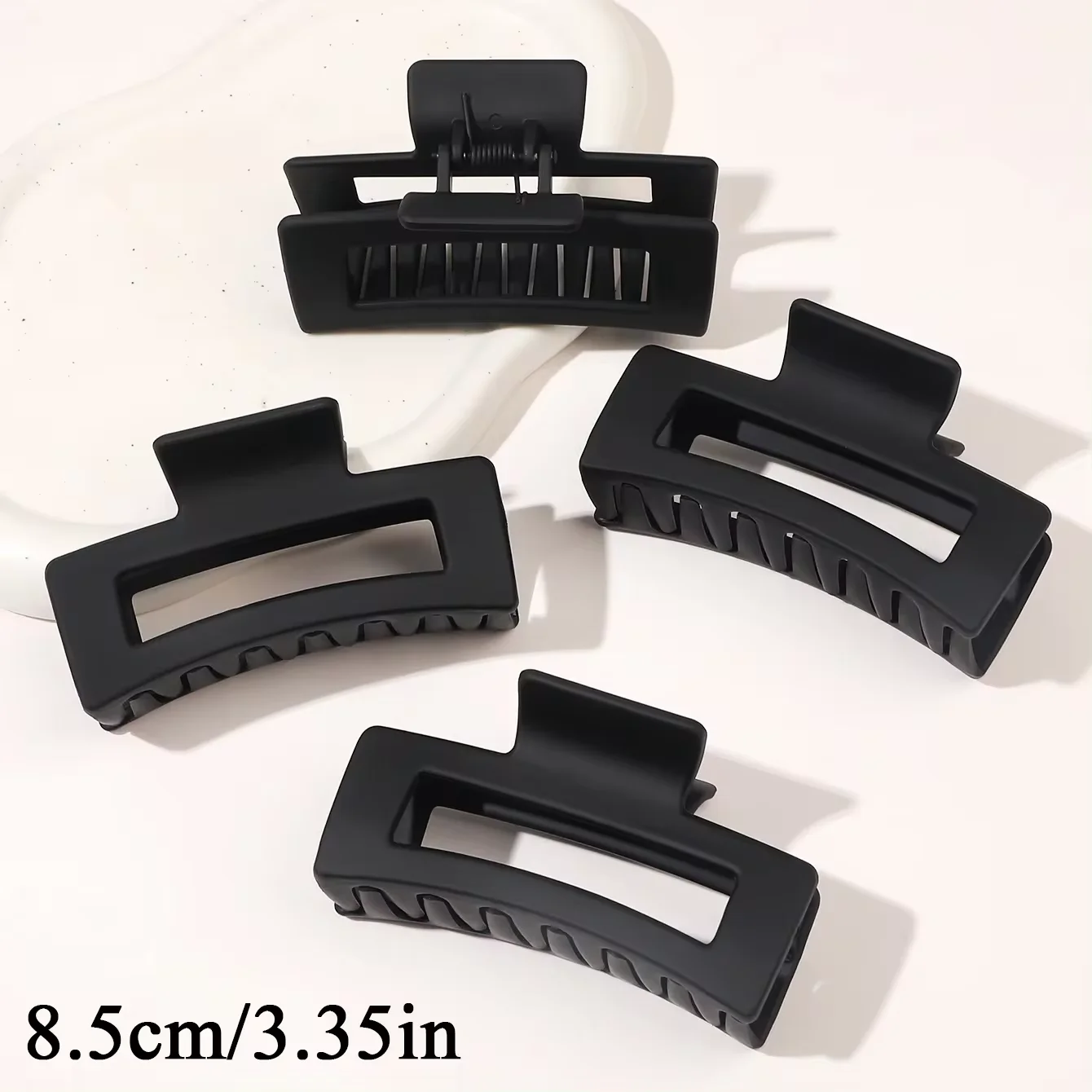 4pcs black 8.5cm