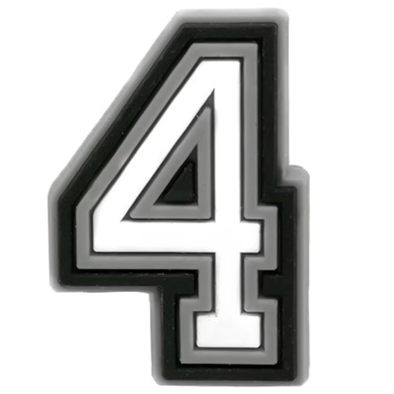 Lucky Number Shoe Charms for Crocs Accessories Sandals Women Clogs Pins Men Badges Kids Jeans Boy Girls Decorations Buckle Shoes