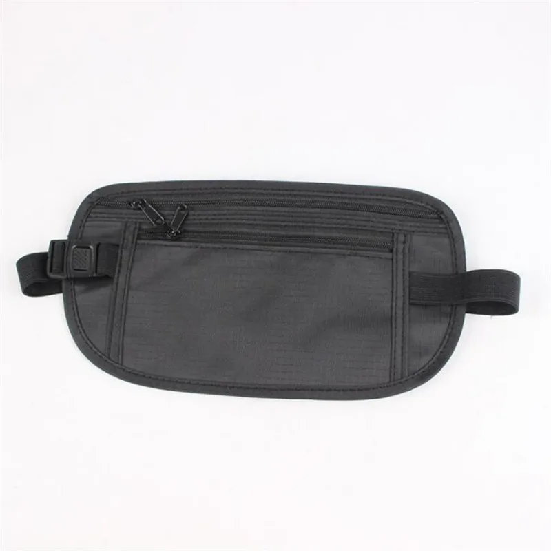 1Pc Invisible Travel Waist Packs Waist Pouch for Passport Money Belt Bag Hidden Security Wallet Casual Bag For Men Women