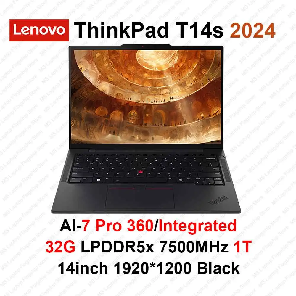 2024 Lenovo ThinkPad T14s AI AI 7-Pro 360 32G+1T 1920*1200 14inch