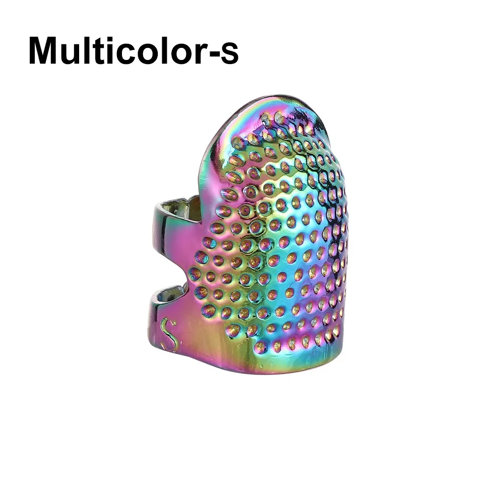 Vintage Metal Finger Protector Gold Needle Thimble Handworking Antique Ring DIY Crafts Home Sewing Accessories Stitching Tools