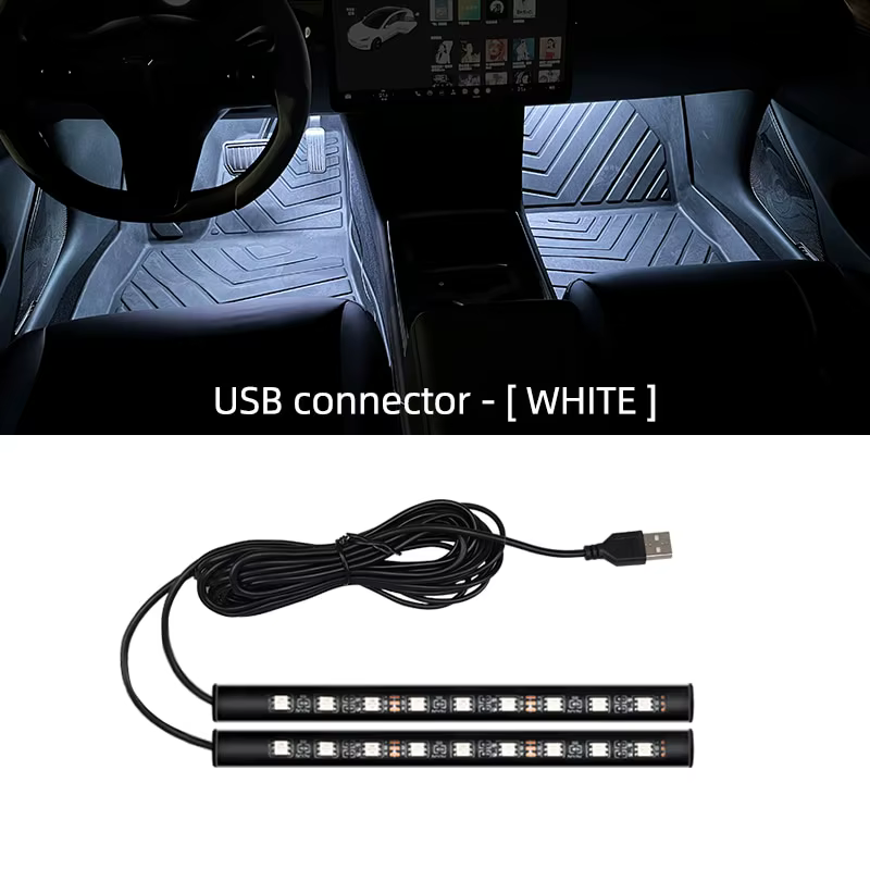White 18LED USB