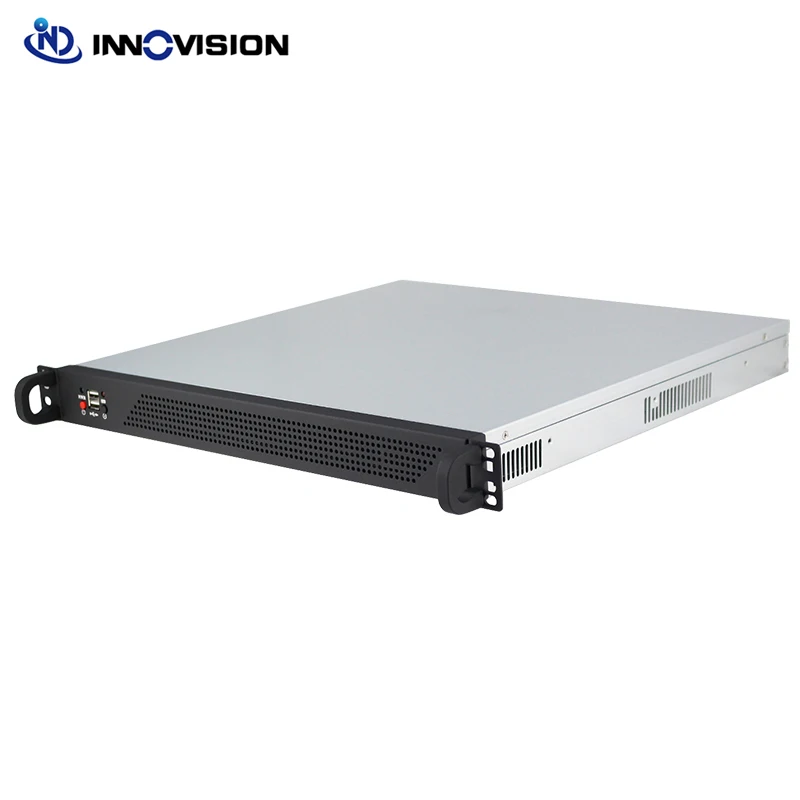 Compact 1U 420MM Depth  Rackmount Server Chassis Support Install Max 12x9.6" Motherboard L=420MM Rack Computer PC Case