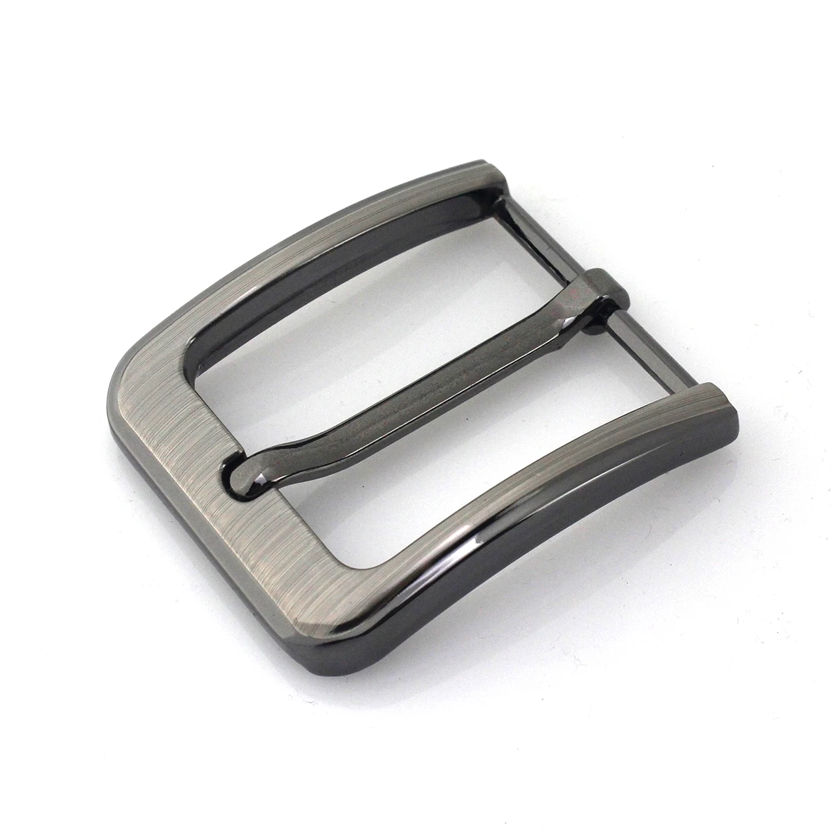 1pcs 40mm Metal Laser Men Belt Buckles Brushed Single Pin End Bar Buckles Fit for 37mm-39mm Belt Leather Craft Jeans Parts