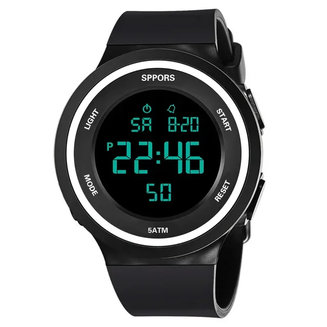 Luminous Watches Mens Electronic Watch Military Watches Waterproof swim Outdoor Sport Wristwatch Silicone Fashion Hours Relojes