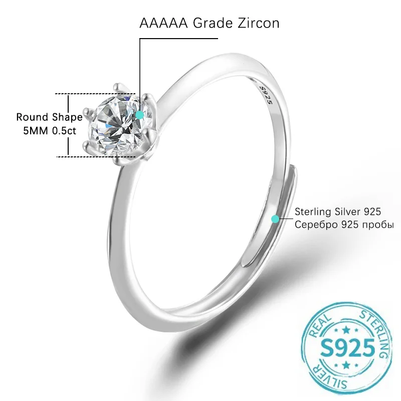 5.0mm AAAAA Zircon