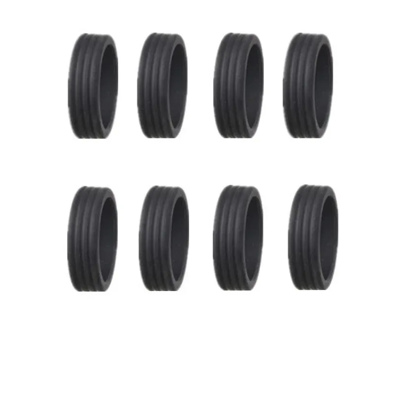 black 8pcs