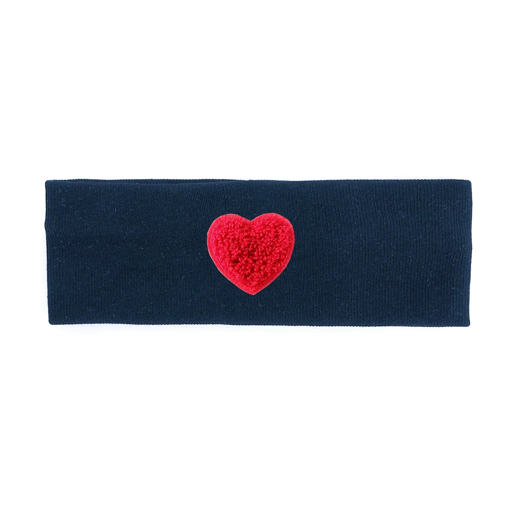 navy red heart