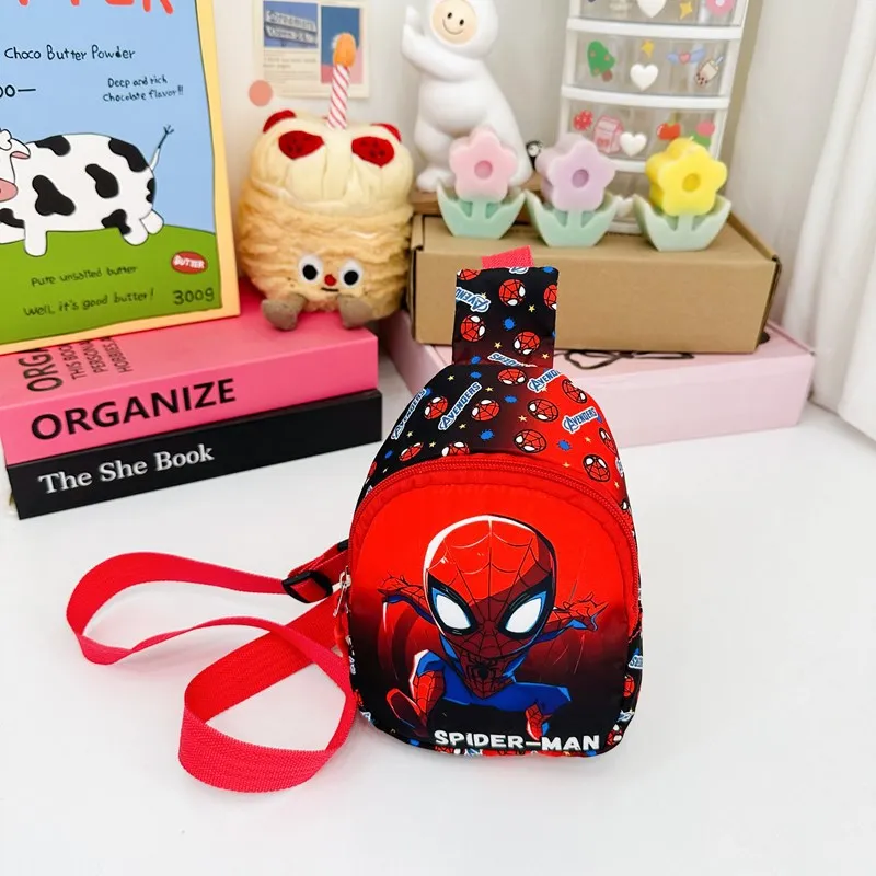 Anime Marvel Children's Bag Captain America Iron Man Chest Bag Cartoon Shoulder Bag Cute Boy Girl Crossbody Bag Coin purse Gifts