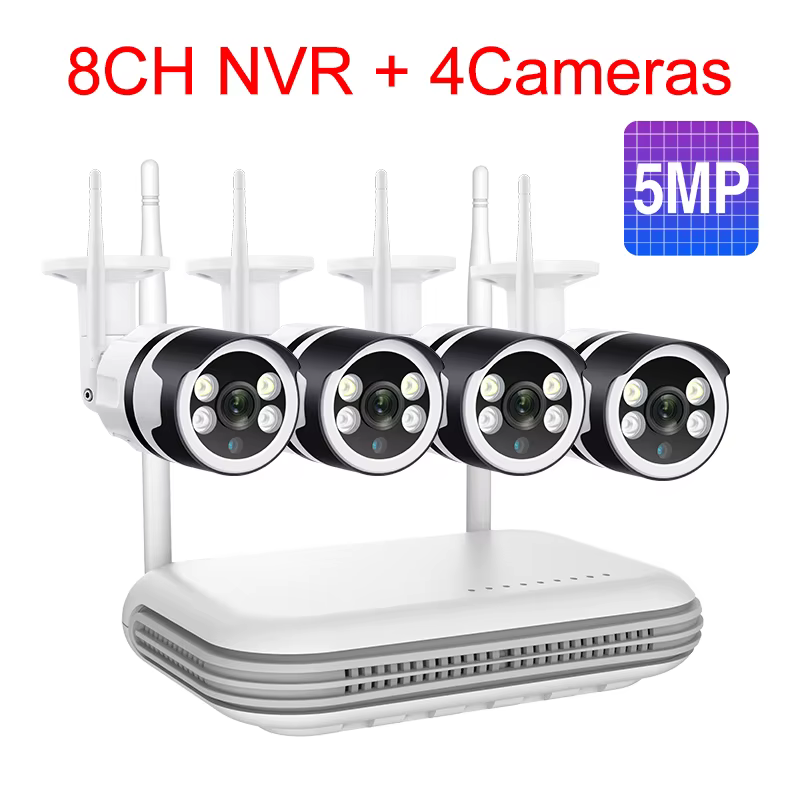8CH and 4pcs 5MP Cam