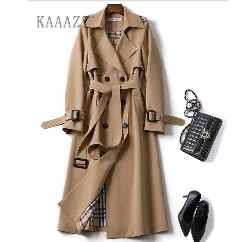 Winter Long Shirt Dress Women Brown Windbreak Trench Coat Korean Plus Large Size Casual Outerwear Thickening Fashion 4XL