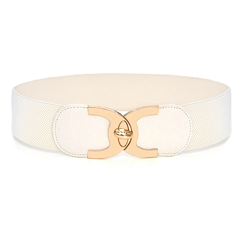 New Fashion 6x68cm Korean Style Buckle Elastic Wide Belt Wide Cummerbund Strap Belt Waist Female Women Accessories
