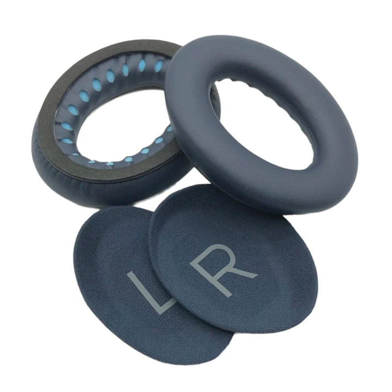 Protein Leather Earmuffs for QC45 Headphones Soft Sponges Earpads Case Cover Ear Pad Earphone Cushions