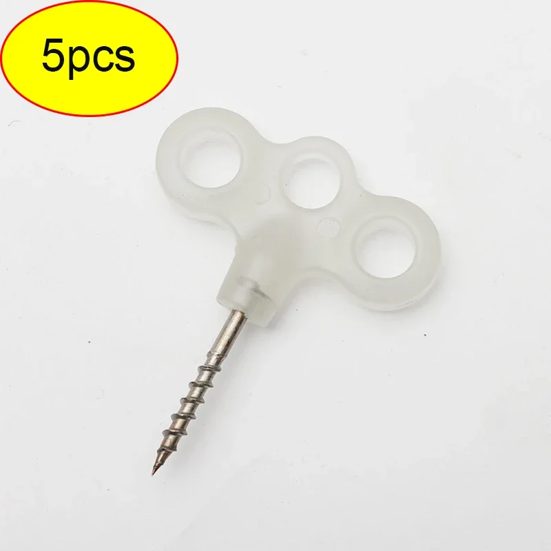 5/10/20pcs Hiking Camping Ground Pin Tent Nail Luminous Pegs Screw Spike Hook Rope Buckle Travel Outdoor Equipment  Accessories