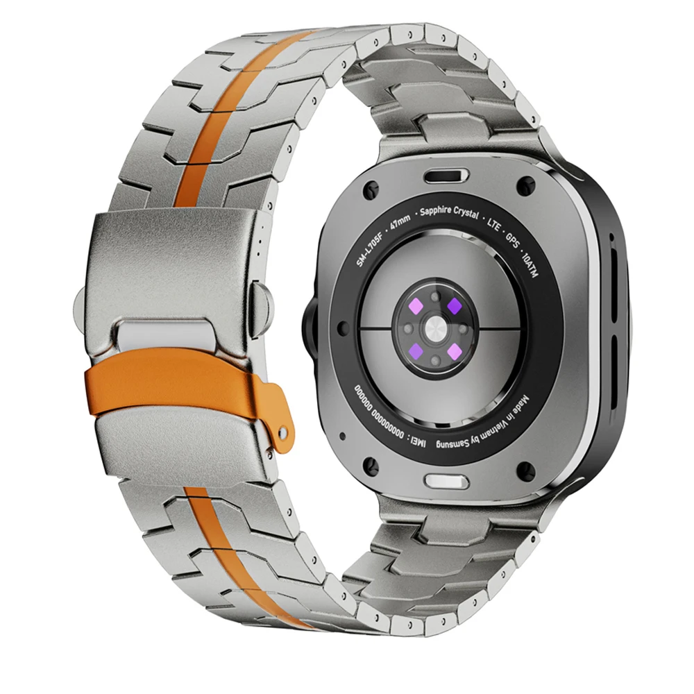 Stainless Steel Strap For Samsung Galaxy Watch Ultra 47mm Mens Metal Band Bracelet For Samsung Galaxy 47MM Ultra No Gaps Correa