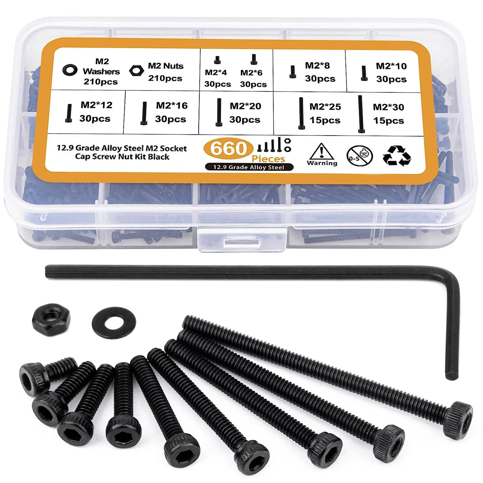 660Pcs Hex Screws