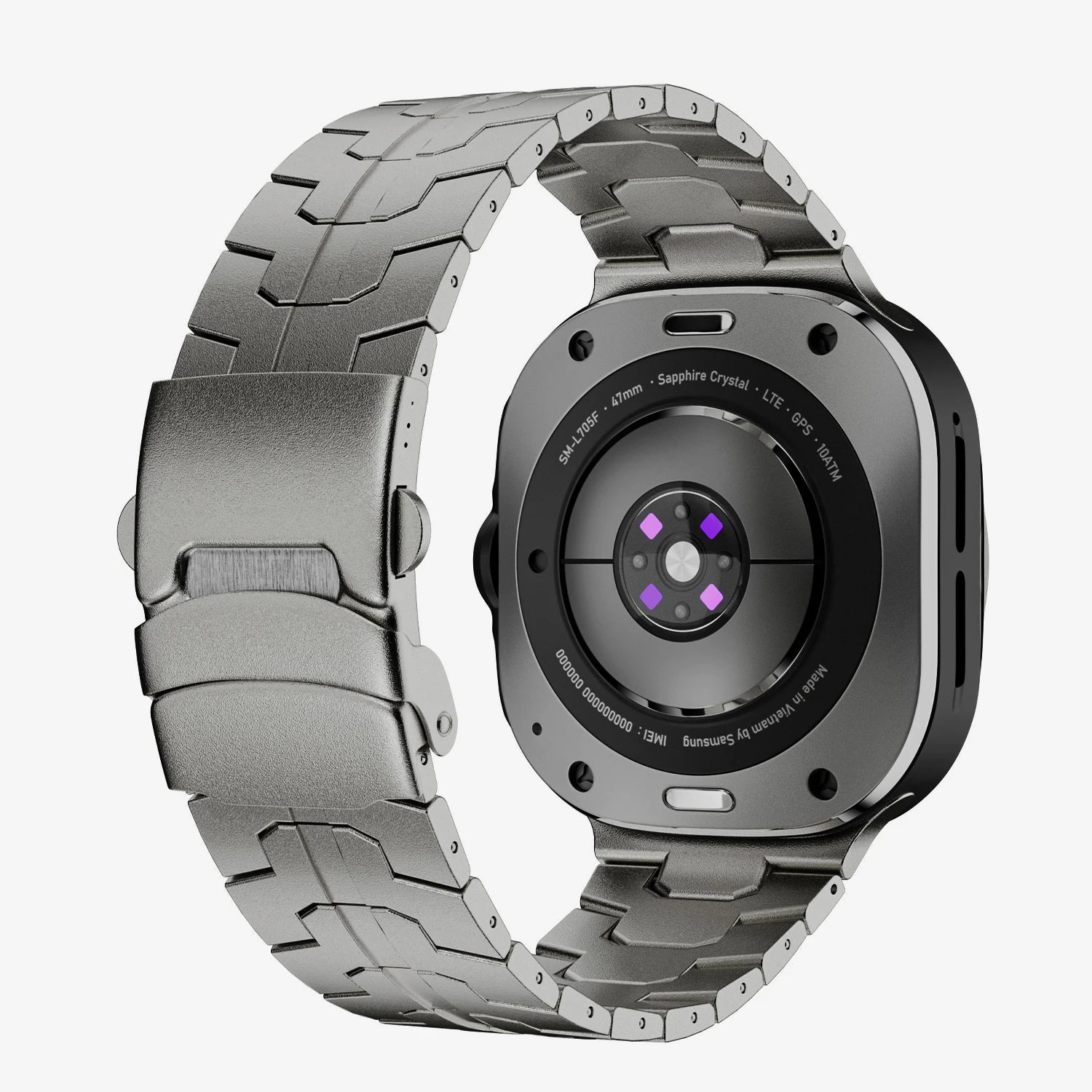 Titanium Strap For Samsung Galaxy Watch Ultra 47mm Luxury Mens Metal Band Bracelet For Samsung Galaxy 47MM Ultra No Gaps Correa