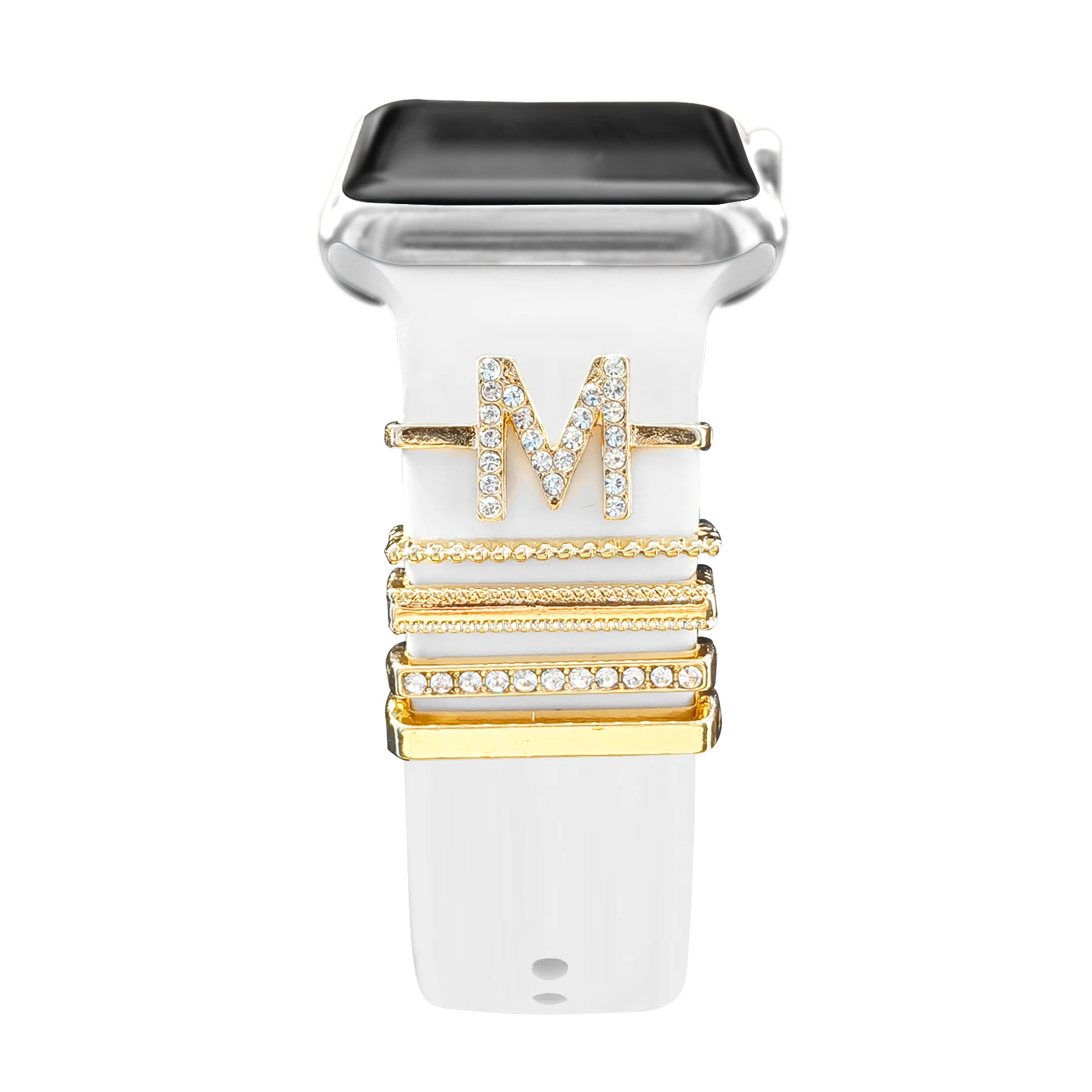 Decoration For Apple watch ultra band 8 7 6 3 se Diamond Jewelry Charms Accessories samsung/Huawei watch strap 20/22mm Bracelet