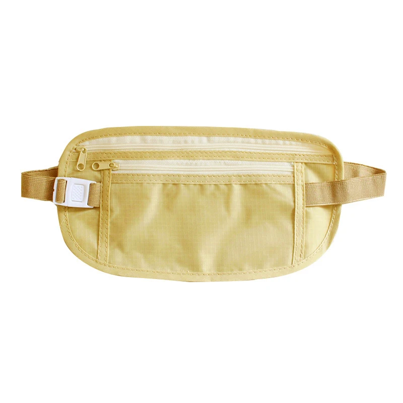 1PC Invisible Travel Waist Packs Waist Pouch for Passport Money Belt Bag Hidden Security Wallet Casual Bag For Men Women