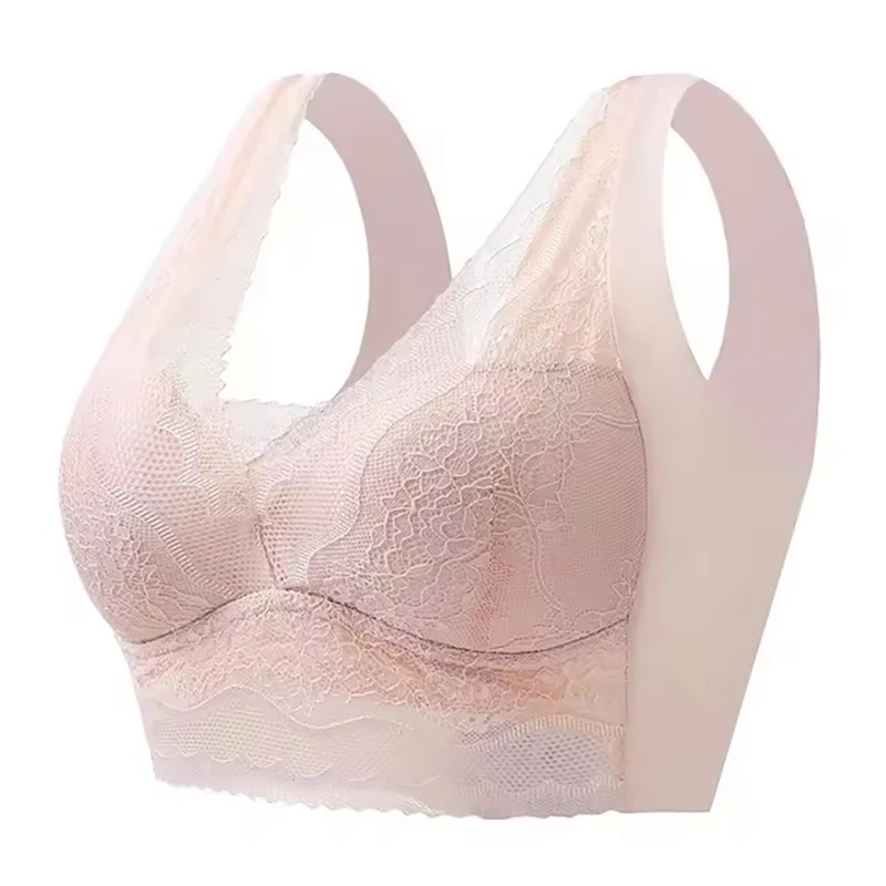 UBAU Sexy Seamless Lace Underwear Bra For Women Push Up Top Women's Bra Plus Size Bralette Large Size Brasier Without Underwire
