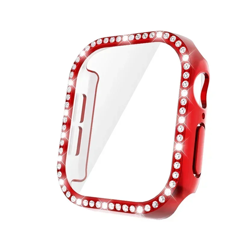 For Apple Watch 10 42mm 46mm Luxury Diamond Screen Protector Shell Case,PC Watch Case Cover For iWatch10 Series Watch accessory