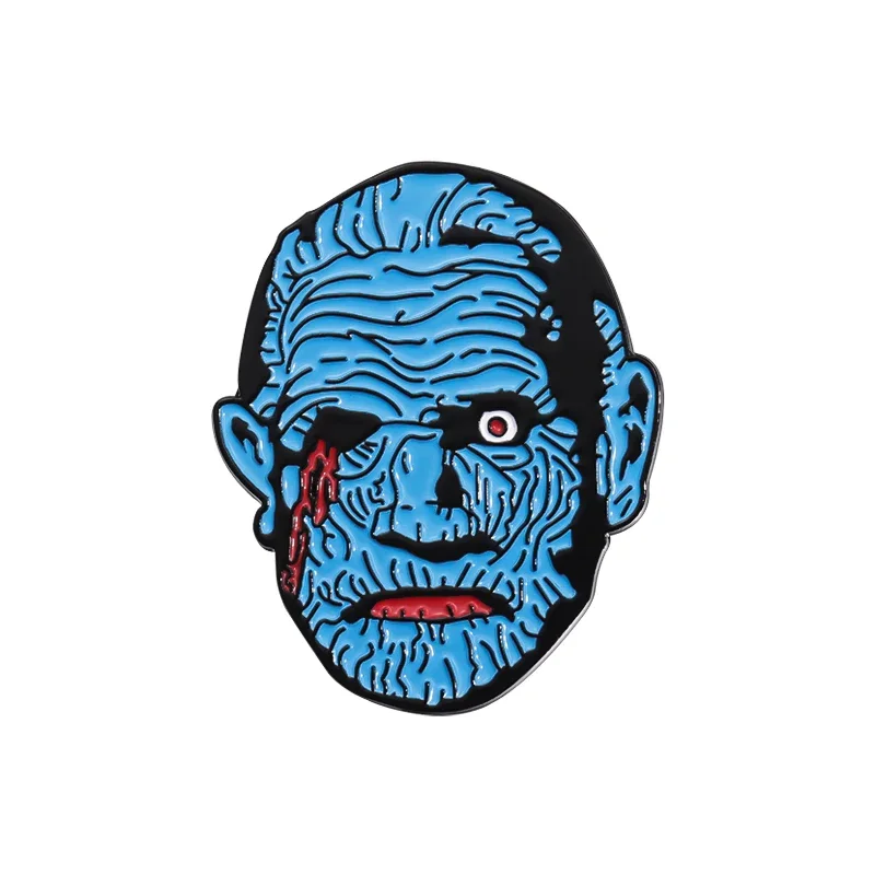 Classic Horror Movies Character Role Series Enamel Pins Halloween Punk Pumpkin Skull Mask Brooch Lapel Badge Jewelry Accessories