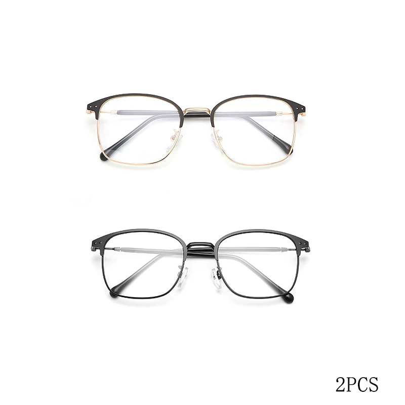 2PCS Gold Black