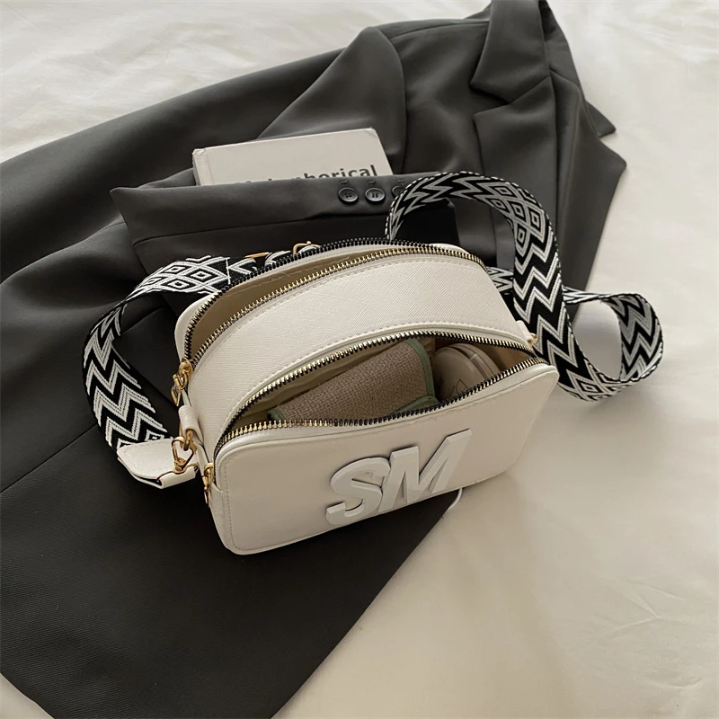 Double Zipper White