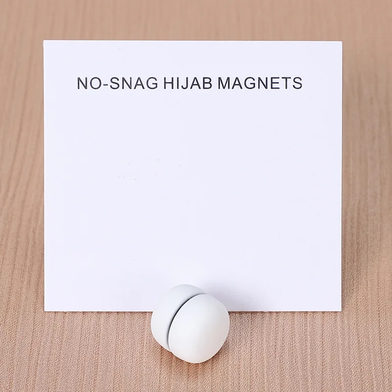 RetroGem Solid Color Matte Silk Shawl Scarf Magnetic Brooch Hijab for Women Muslim Strong Magnetic Round Button Turban Ornament