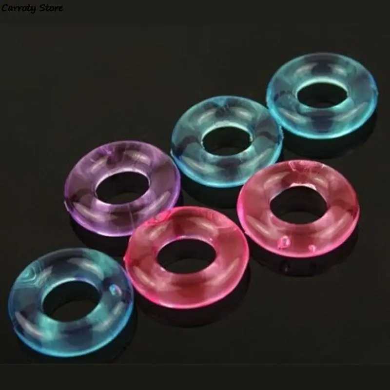 New Stretchy Butterfly Ring Silicon Vibrating Cock Ring Penis Rings Adult Sex Toys For Man Woman Relaxation Elastic Delay Ring