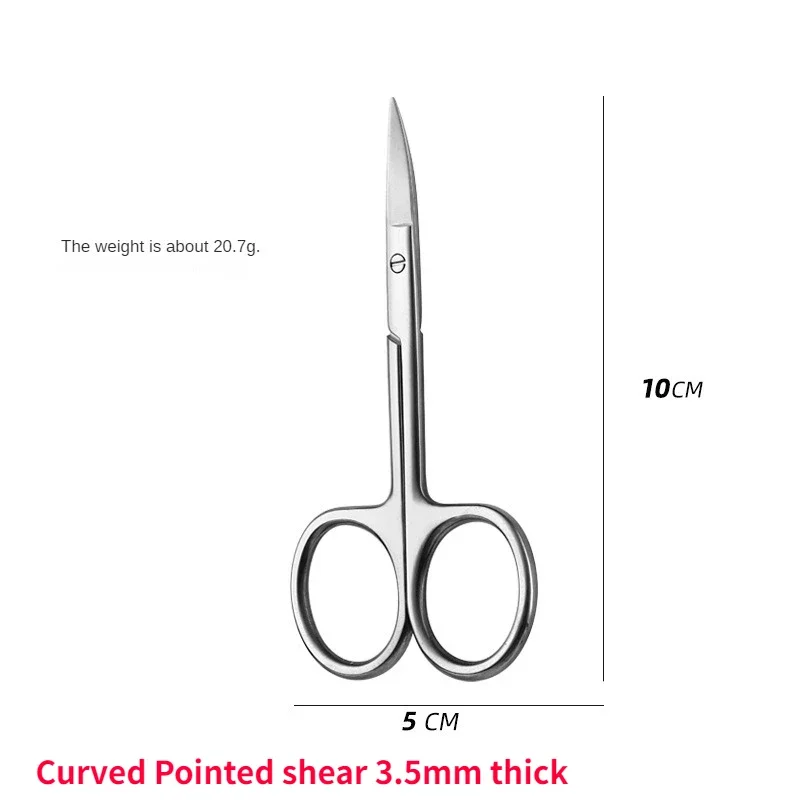 10 Curved pointed