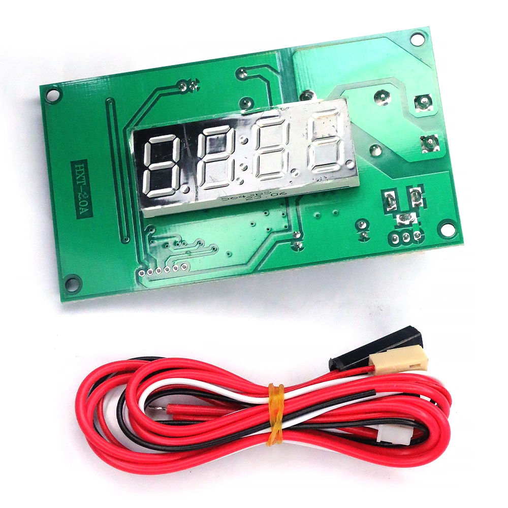 15PCS 4 Digits Timer Control Board Cash Box Massage Chair Water Vending Machine Slot Arcade Game Coin Acceptor Time Controller