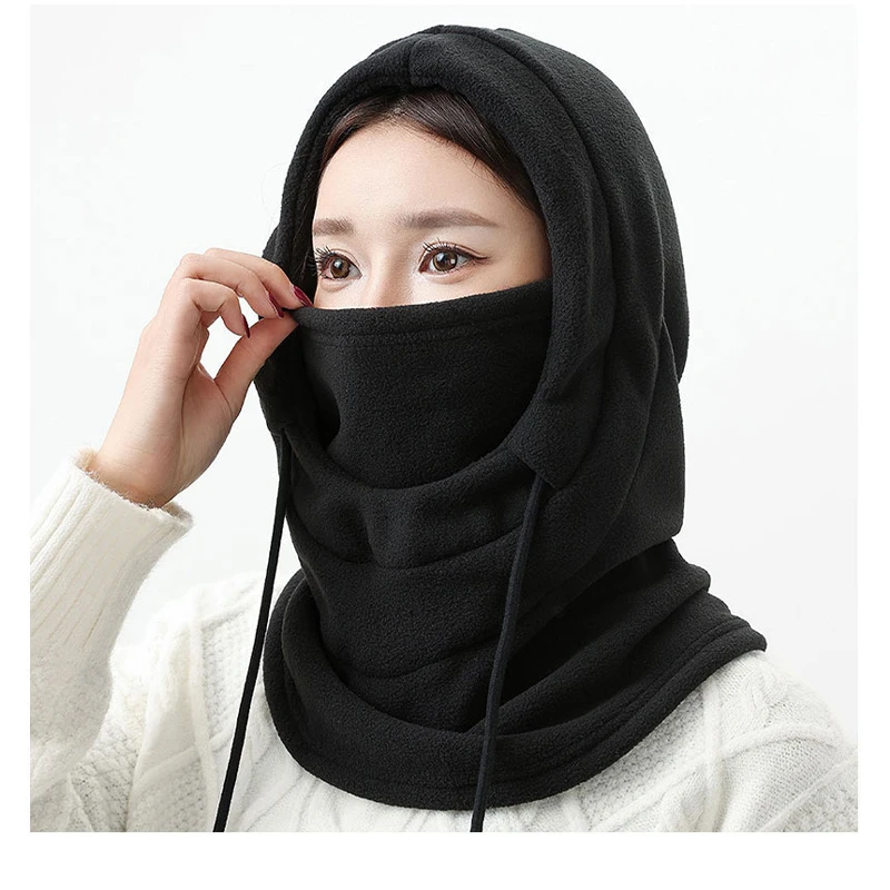 Hood neck warmer (black)