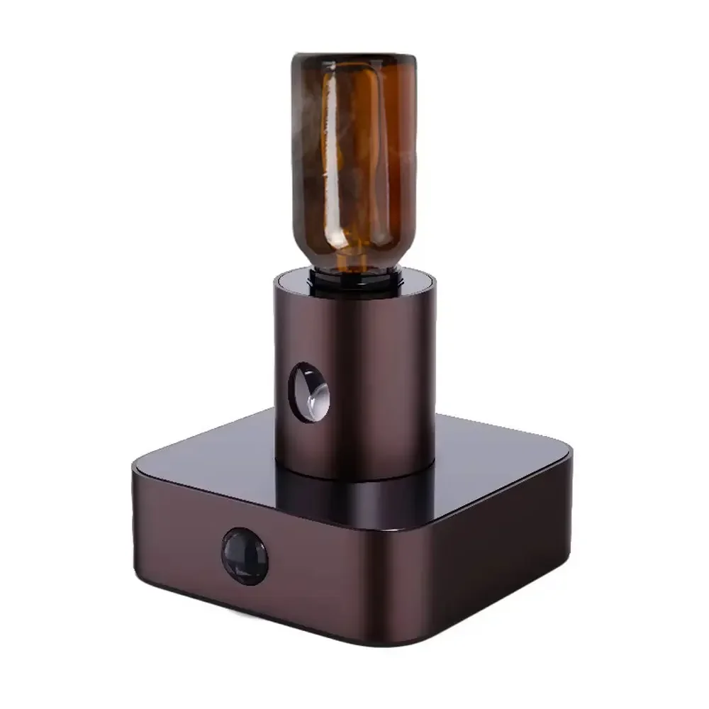 Battery Operated Home Fragrance Diffuser Electric Aromatherapy Nebulizer Aluminum Alloy Waterless Diffuser For Essential Oil