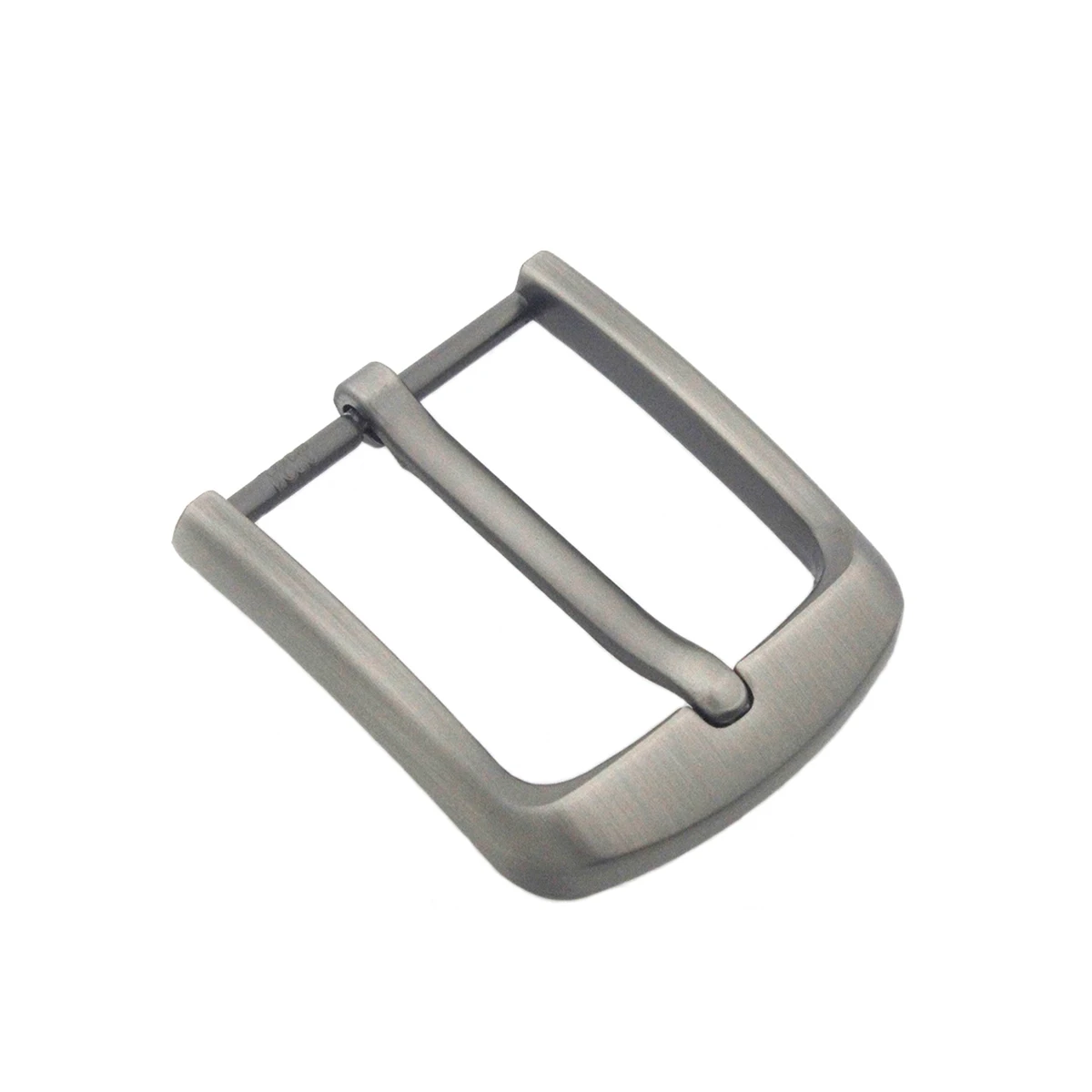 1x 40mm Metal Brushed Belt Buckle Men End Bar Heel bar Single Pin Belt Half Buckle Leather Craft Belt Strapp Webbing 1-9/16"