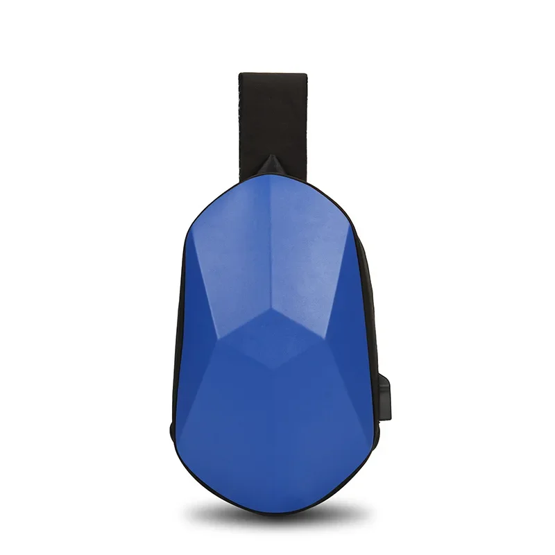 2021 New Chest Bag Men  Fashion Three-dimensional Hard Shell Waterproof Riding Couple USB charging Messenger Sling Shoulder Bags