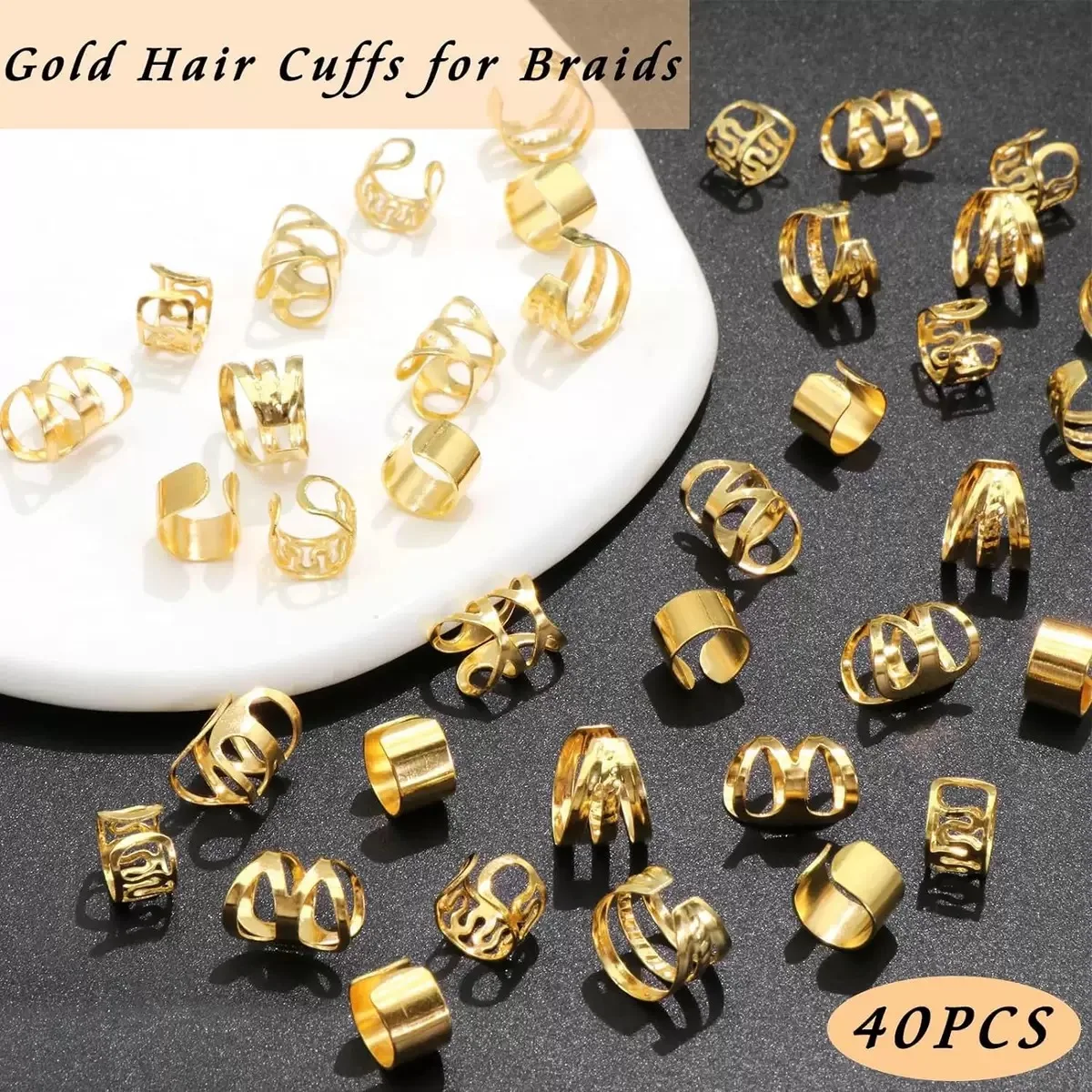 40pcs golden