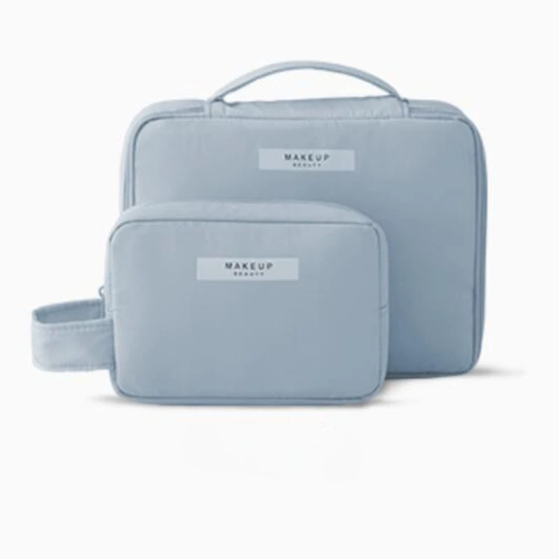 blue two-piece set