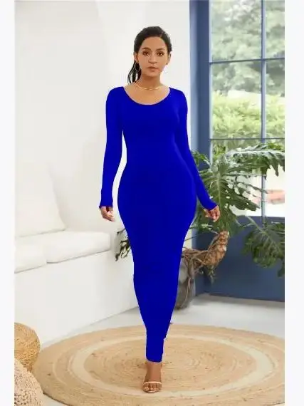blue dress