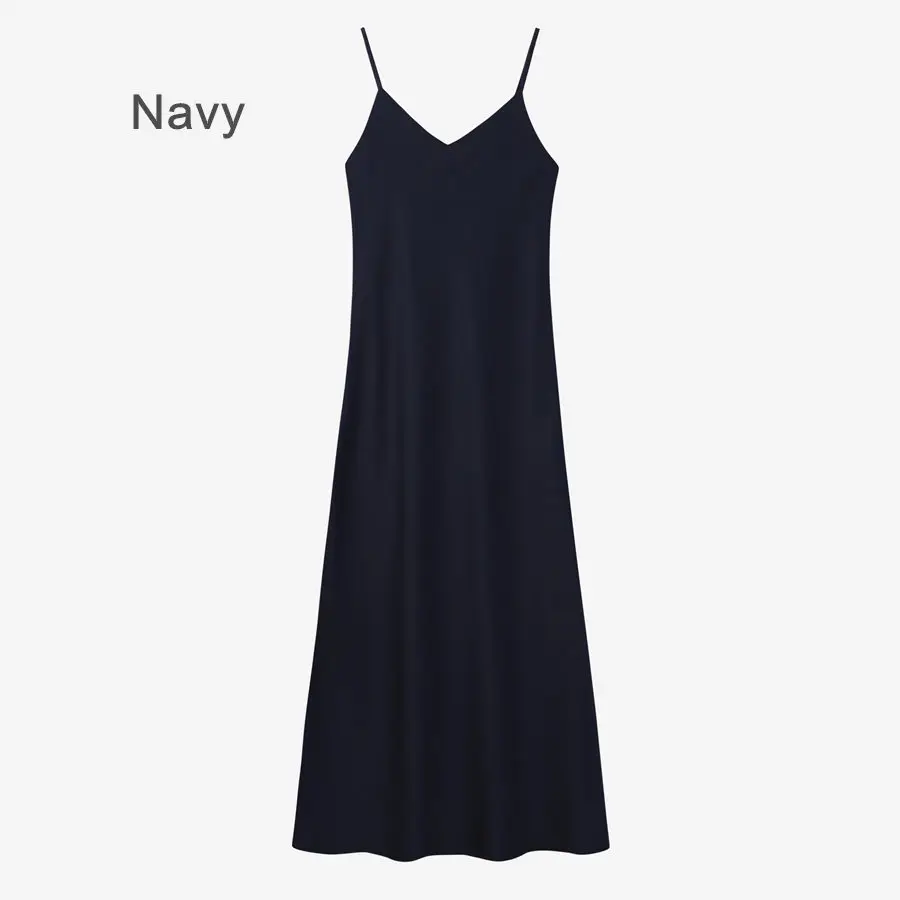 Navy Satin dress