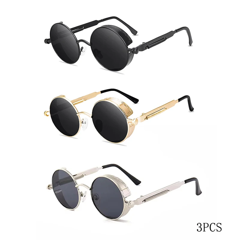 3PCS Black Gold Grey