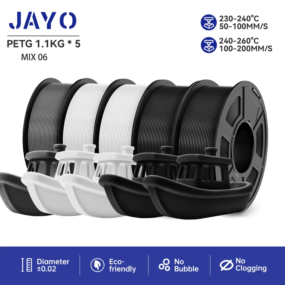 PETG 2BK 2WT GY