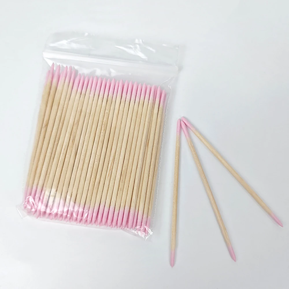 100pcs pink dualhead