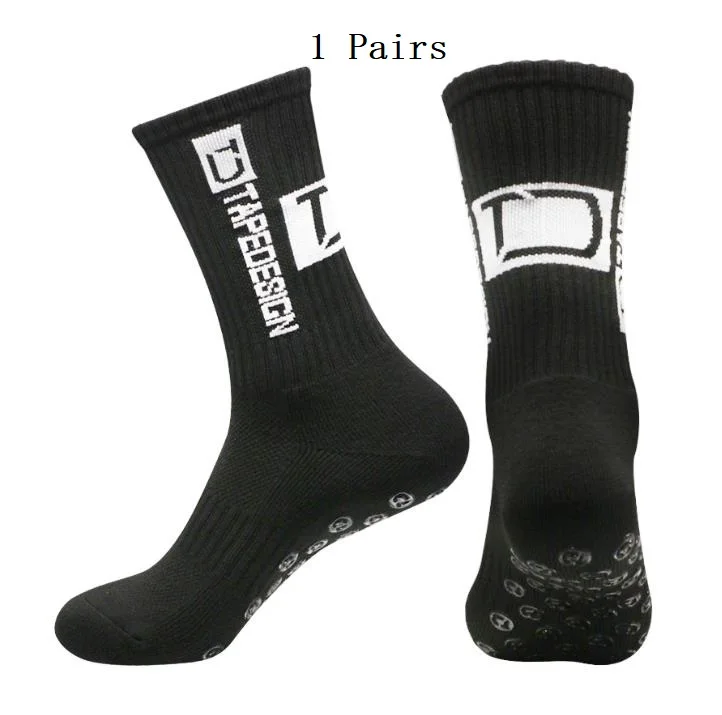New Football Socks Anti-Slip Breathable Men Woman Thickened Towel Bottom Soccer Sports Socks Rugby Basketball Yoga Socks 1 Pair