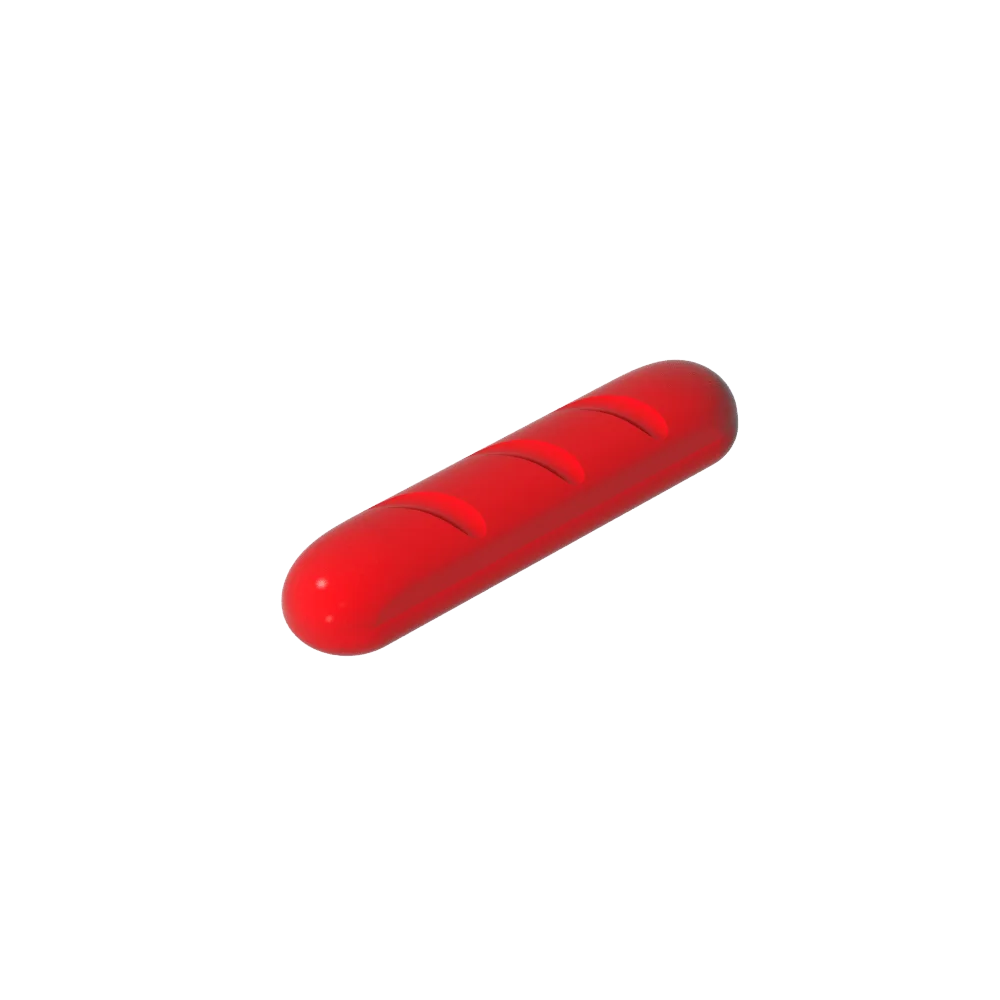 Gobricks Moc Food Bread Bricks Parts 4342 Creative Assemble for Building Blocks Kids Toys Birth Gift Educational DIY Model Adult