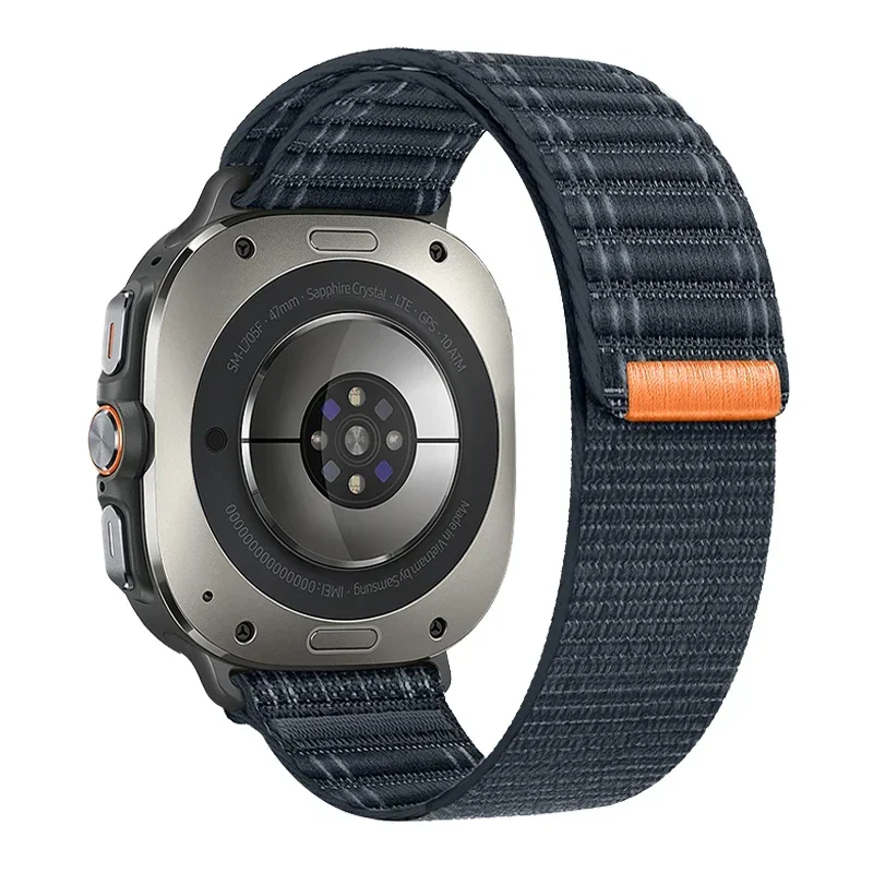 Sports Nylon Loop Strap For Samsung Galaxy Watch Ultra 47mm LTE Band Correa For GALAXY WATCH ULTRA 47MM Mens Adjustable Bracelet