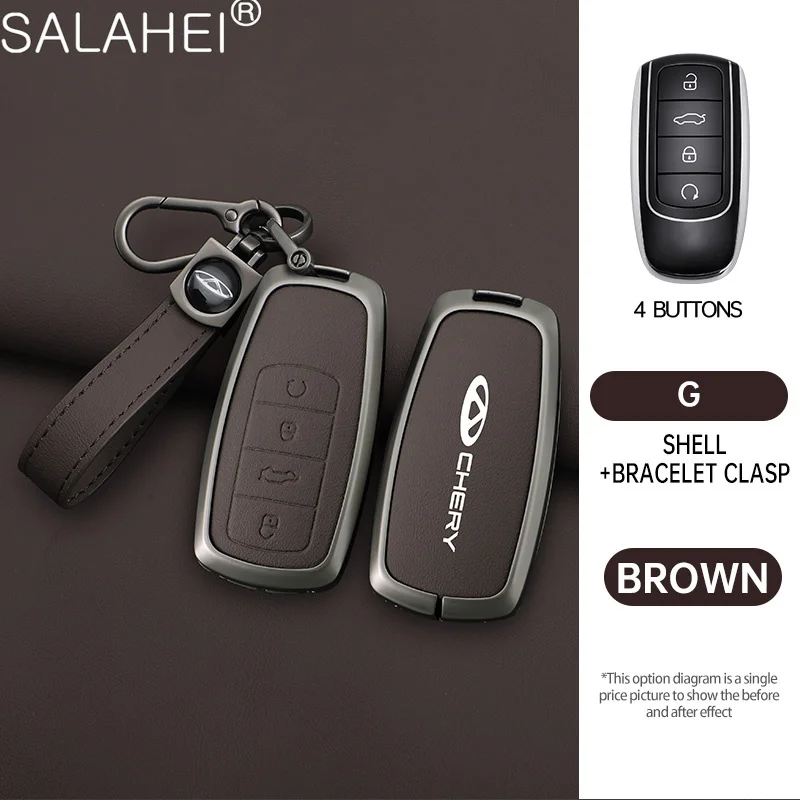 F-brown keyring