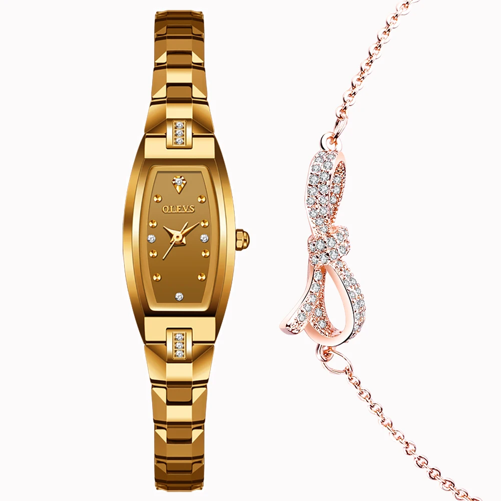 Quartz watch gold