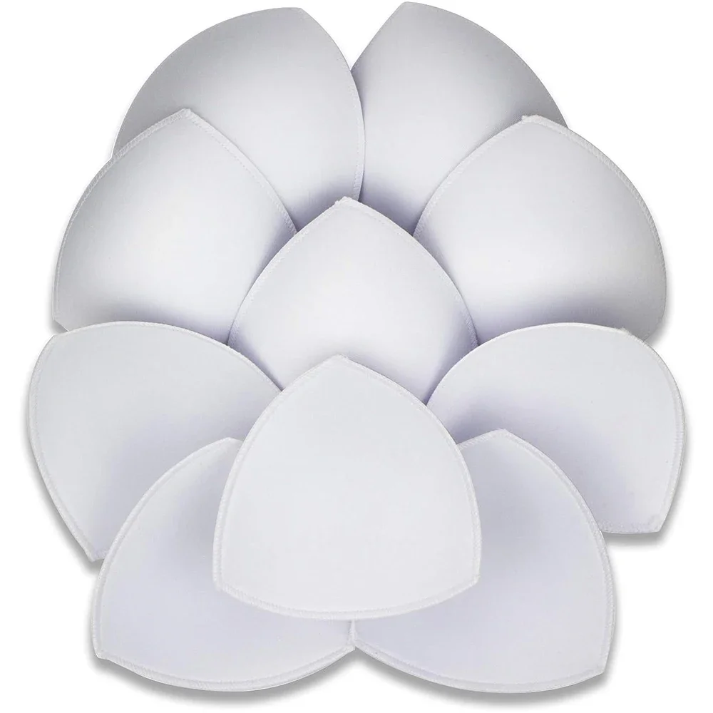 Invisible Triangle Sponge Push Up Bra Pads Set for Women Insert Swimsuit Bikini Breast Enhancers Chest Cup Pads Accessories